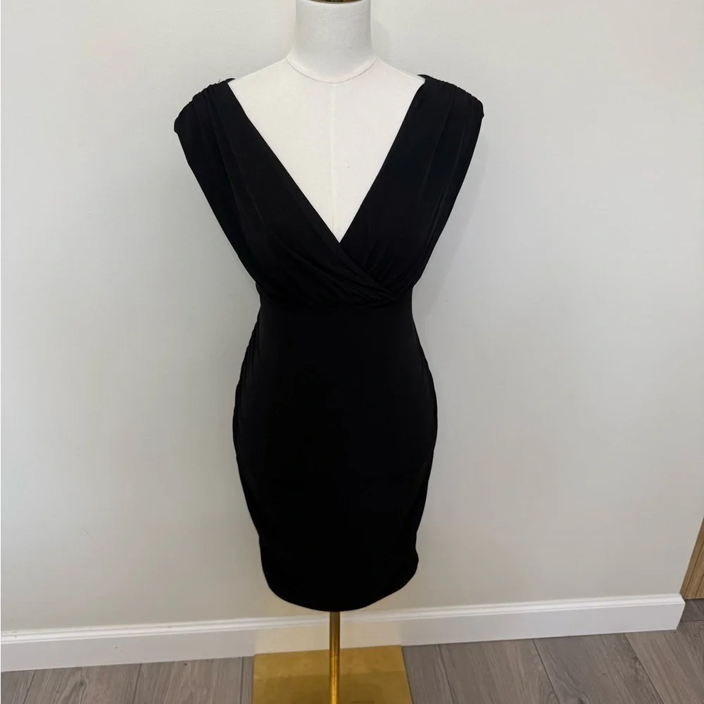 Nicole Miller Classic Designer Black Dress